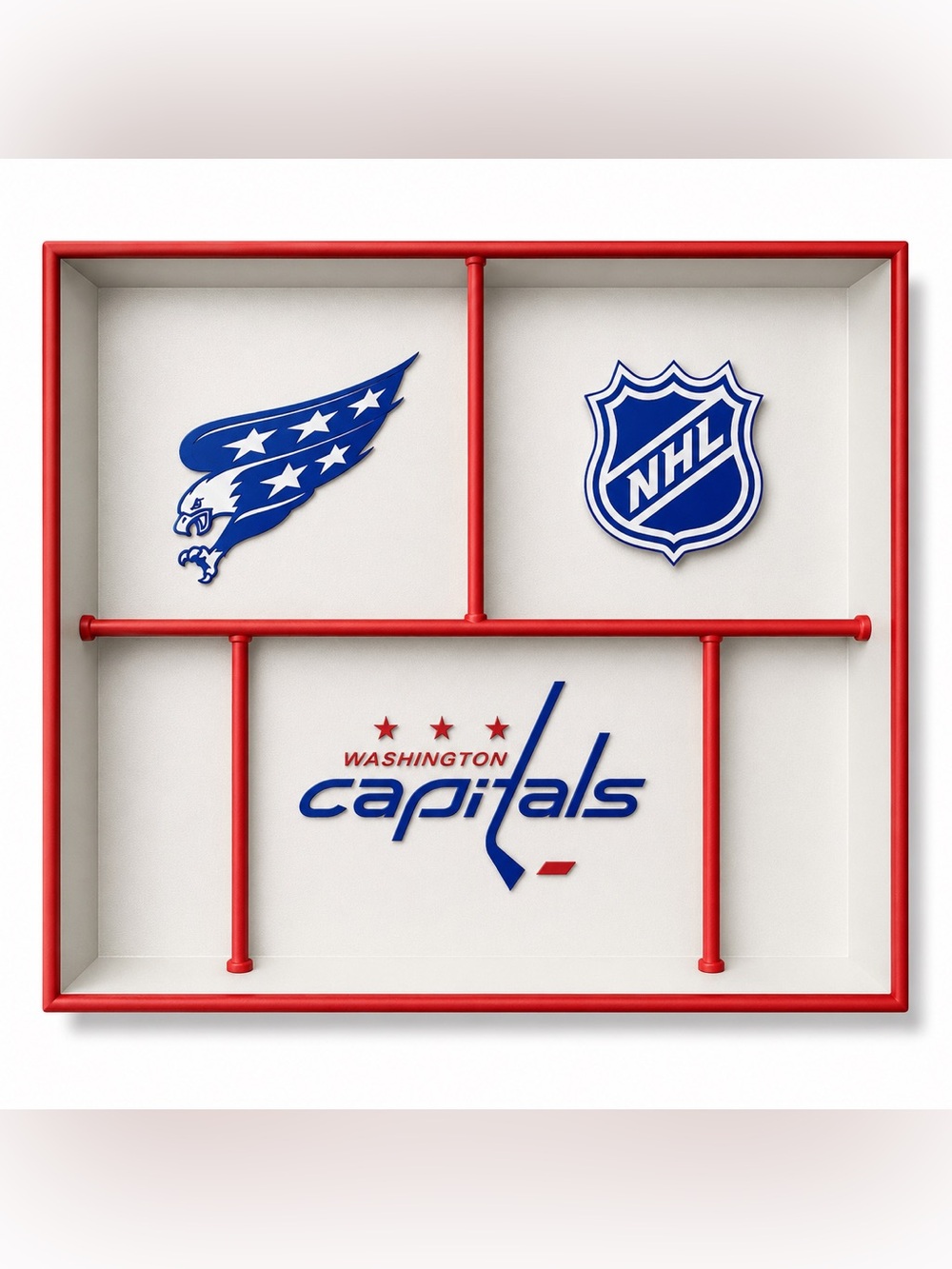 Washington Capitals NHL Pocket Dump Tray - For Keys, Wallet, Money, Etc